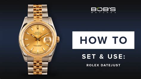 Rolex Datejust setting date